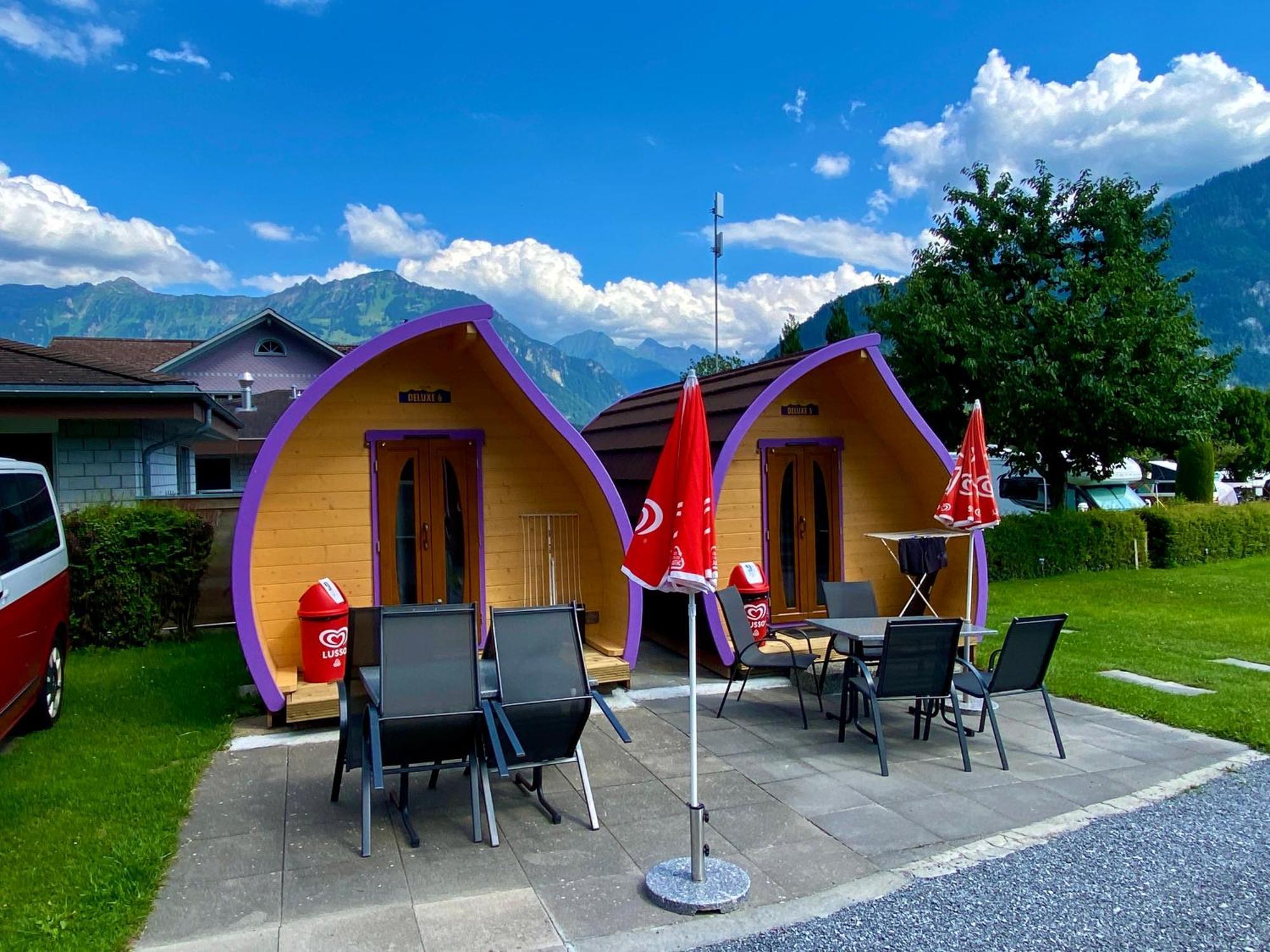 Camping Lazy Rancho - Eiger - Moench - Jungfrau - อินเทอร์ลาเคน ภายนอก รูปภาพ